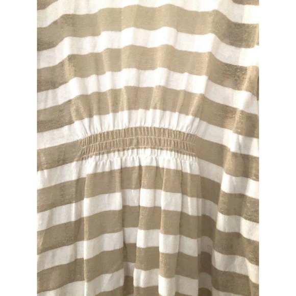 Charter Club Cardigan Striped Beige Sz L - Picture 6 of 7